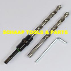 Centrotec Spiraalboor HSS  8,0 mm x 75 mm in boorhouder met reserveboor CE/M-Set | 495308